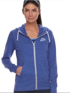 Nike Vintage Style Zip-up With Hood - Lightweight
